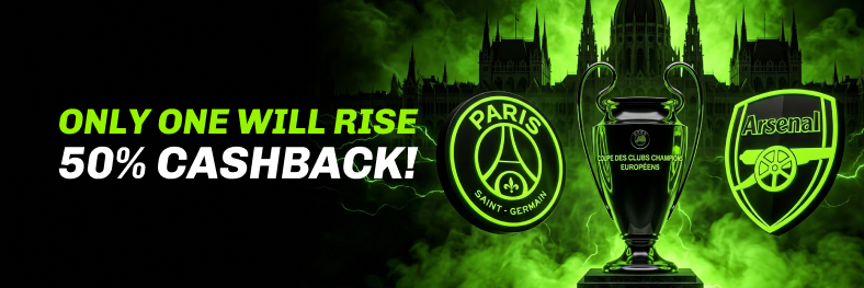 Champions League 50% Cashback